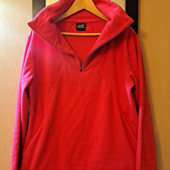 NWOT AVIA Fuschia Super Soft Fleece Pull Over - Picture 1 of 4